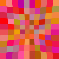 Abstract background with red squares. Raster