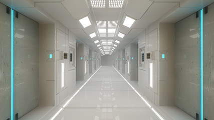 Futuristic interior structure