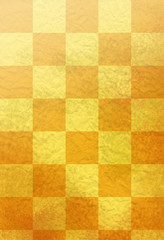 格子模様の屏風