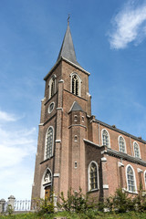 Fototapeta na wymiar christian church in hombourg
