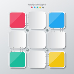 paper polygon infographics