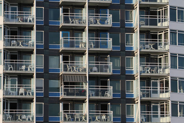 Fototapeta premium Appartements mit Balkon