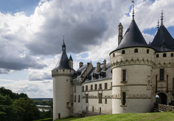 Fototapeta na wymiar Castle of Chaumont sur Loire