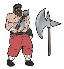 Axe barbarian