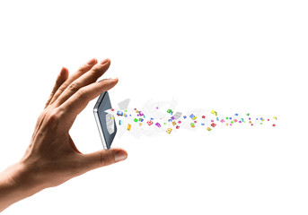 Presentation of gadget