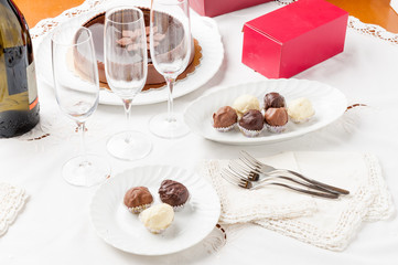 Boeri cioccolatini ai tre gusti di  cioccolato