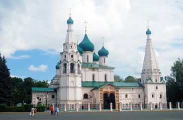 Church of Elijah the Prophet in Yaroslavl (Russia).
