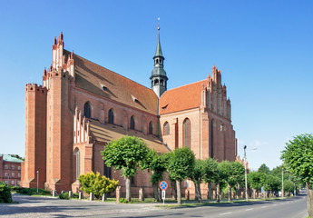 Naklejka premium Cathedral in Pelplin, Poland