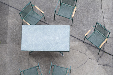 Table with Chairs Closeup