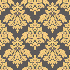 Bold arabesque seamless pattern