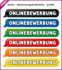 bsb14 BewerbungsSetBubble - Set ONLINEBEWERBUNG - g1899