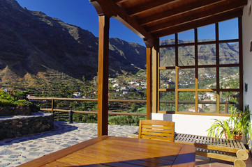 La Gomera. The Valle Gran Rey, Canary, Spain