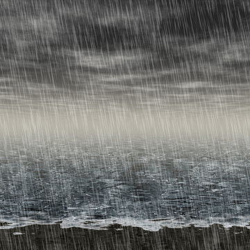 Abstract rainy landscape generated hires background