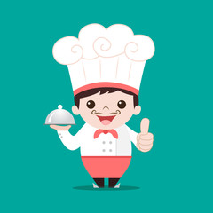 chef cartoon eps 10 vector