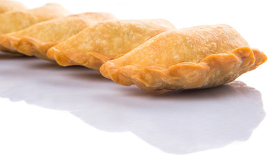 Popular traditional Malaysian snack curry puff 
