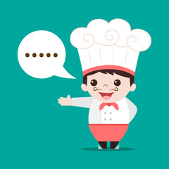 chef cartoon eps 10 vector