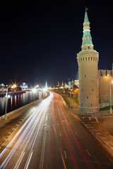 Obraz premium Moscow never sleep