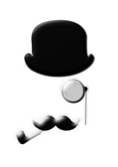 elegant man black and white