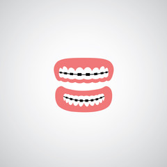 vector orthodontics sign