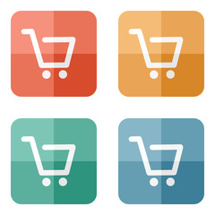 Vector shopping cart icon