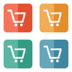 Vector shopping cart icon