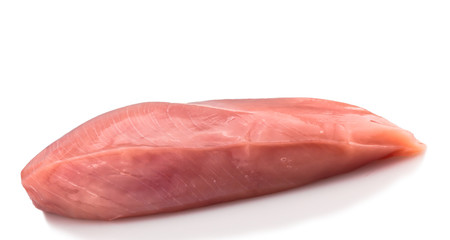 Free Range Chicken breast isolated on white