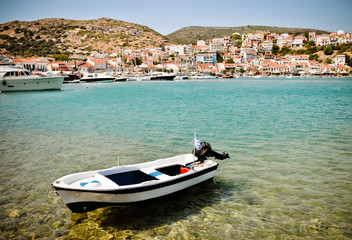 Fototapeta na wymiar Port of Pythagorion, Samos, Greece