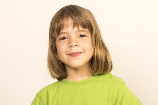 portrait of little girl