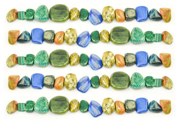 Edelsteine Malachit Jade Lapislazuli Aventurin usw