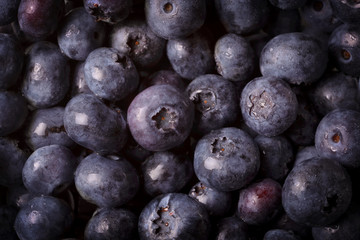 Fresh bilberries background