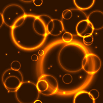 Gold bubble seamless  background
