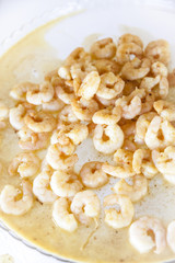 cooked shrimp on plate