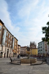 Fototapeta na wymiar Centre ville de Burgos, 