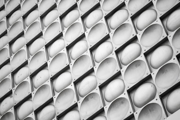 Obraz premium Abstract background texture, gray metal wall with tiling pattern