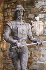 Statue of a Guard - San Giusto Castle in Trieste