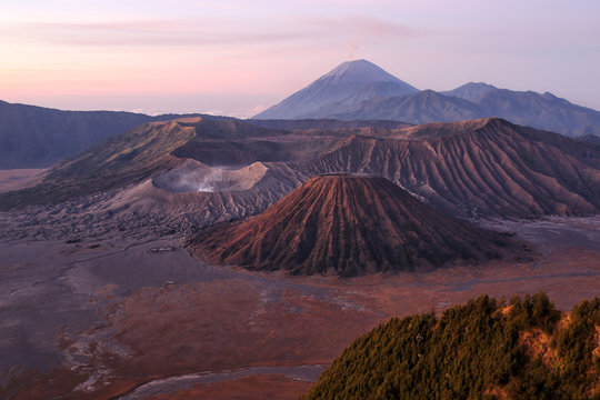 view of the volcano Bromо