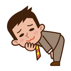 おどけるビジネスマン