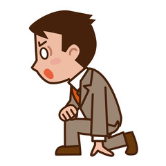 指令を受けるビジネスマン