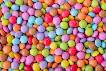 Bonbons multicolores
