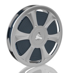 Obraz premium Old motion picture film reel