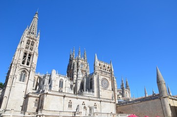 Fototapeta premium Cathédrale Sainte-Marie de Burgos, Espagne 