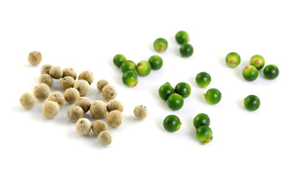 peppers isolated on white background