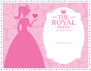 princess card design