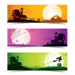 Fototapeta premium Halloween banner
