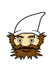 Zwerg lustig bart