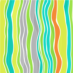 Colorful striped wave background