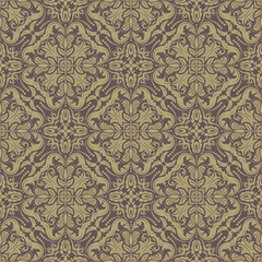Damask Seamless Vector Pattern. Orient Background