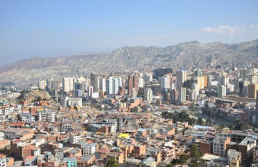 Naklejka premium La Paz. Bolivia