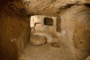 Obraz premium cave city in Cappadocia Turkey