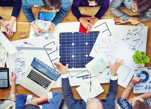 The Architects Brainstorming with Blueprint